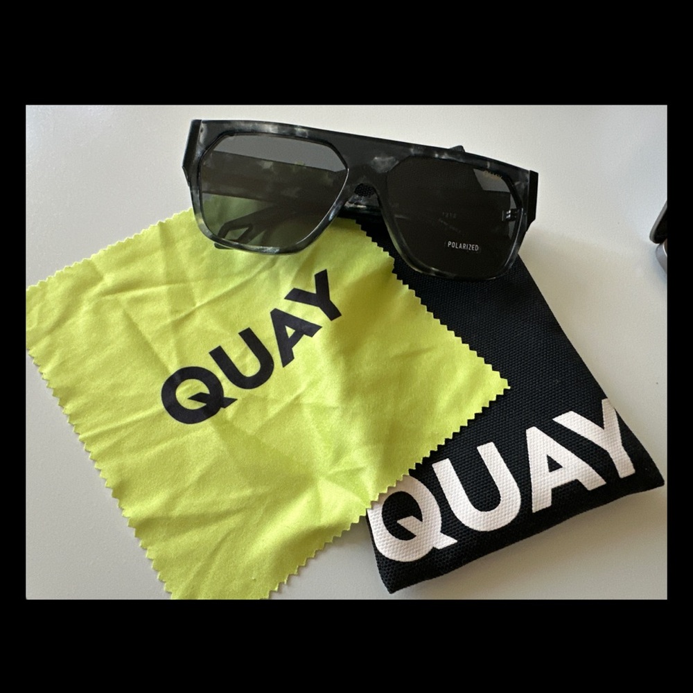 Quay Australia Go Off Shield Polarized Sunglasses